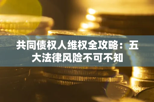 武汉共同债权人维权全攻略：五大法律风险不可不知