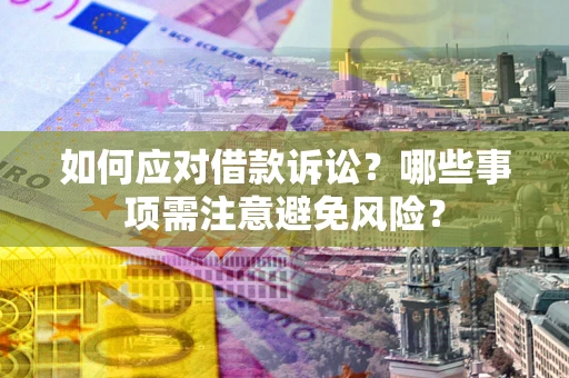 武汉如何应对借款诉讼？哪些事项需注意避免风险？
