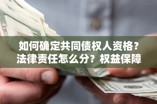 武汉如何确定共同债权人资格？法律责任怎么分？权益保障技巧揭秘！