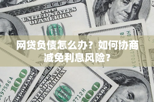 武汉网贷负债怎么办？如何协商减免利息风险？