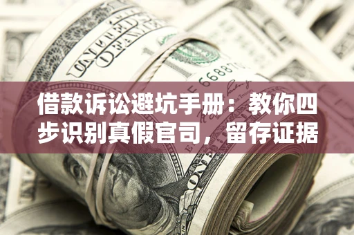 武汉借款诉讼避坑手册：教你四步识别真假官司，留存证据不踩雷