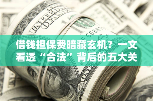 武汉借钱担保费暗藏玄机？一文看透“合法”背后的五大关键陷阱