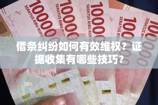 武汉借条纠纷如何有效维权？证据收集有哪些技巧？
