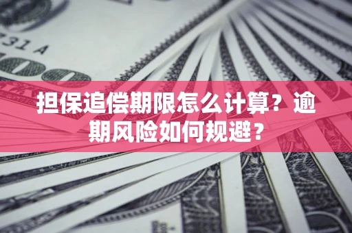 武汉担保追偿期限怎么计算？逾期风险如何规避？