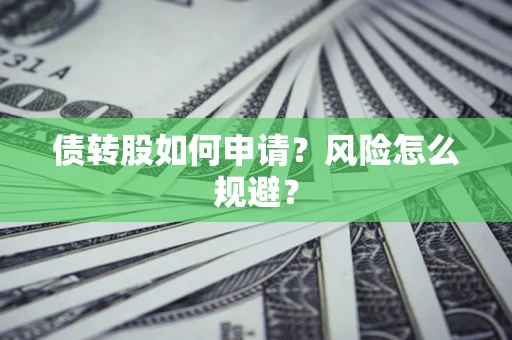 武汉债转股如何申请？风险怎么规避？